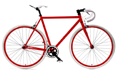 700C fixed gear bicycle